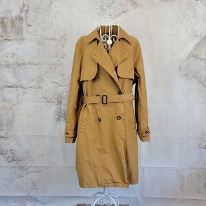 a new day Women's Camel Colored Trench Coat Size S